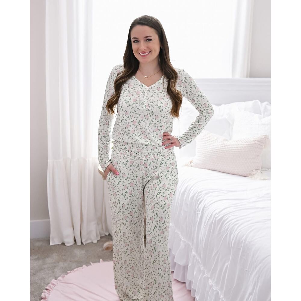 NWT Love & Grow Sweet Blossom Bamboo Comfort Set Size L